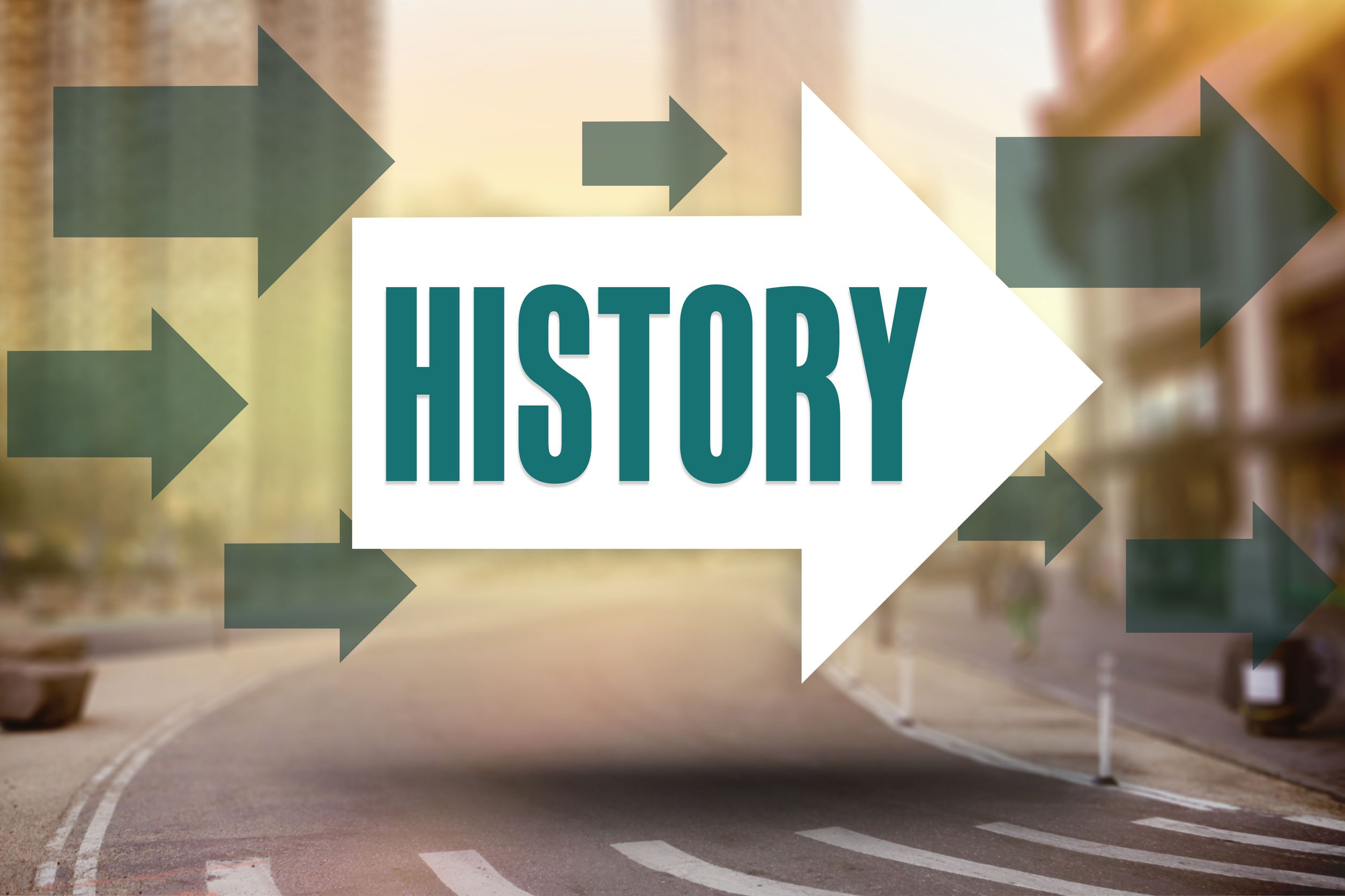 A image with the word history