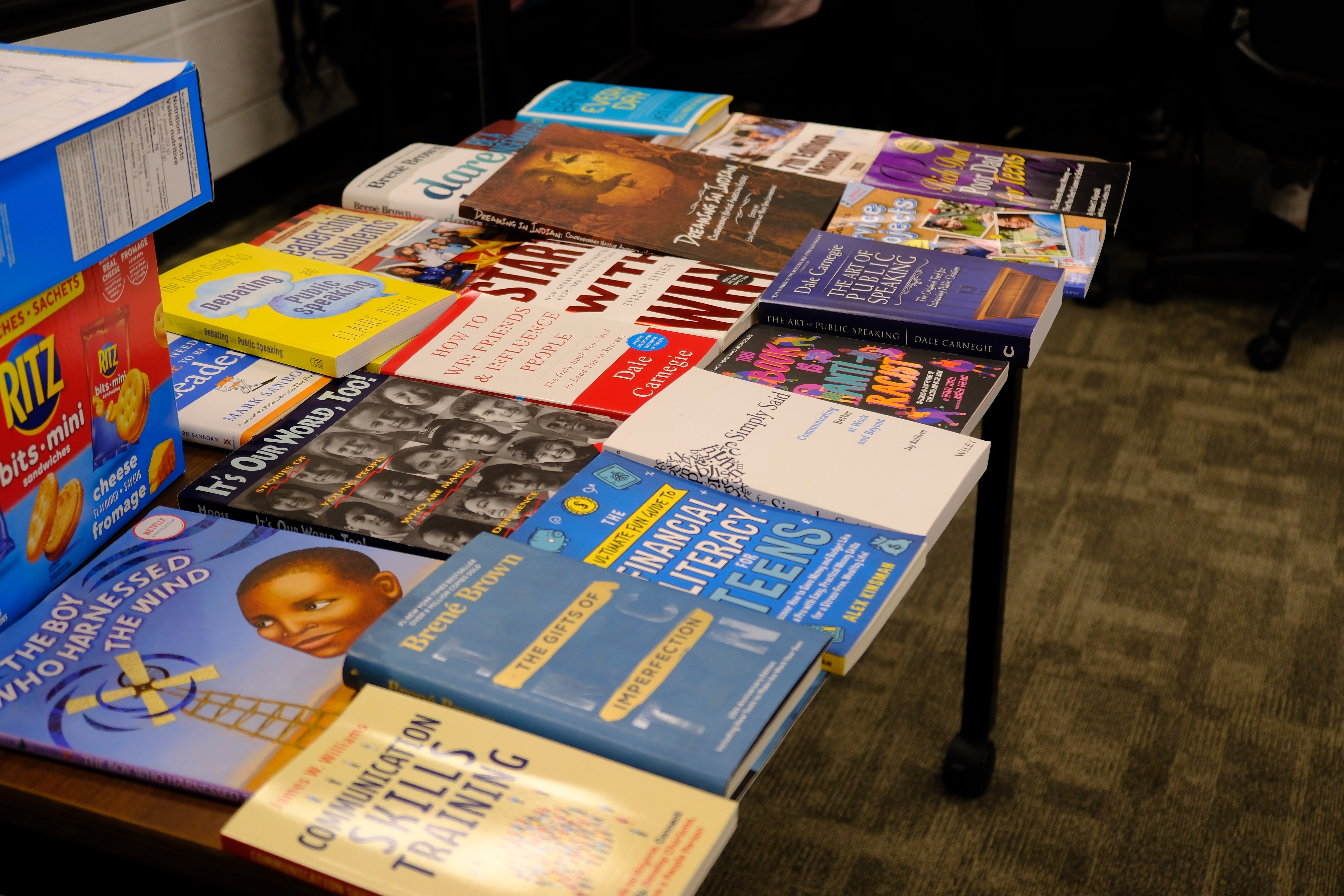A picture of various books shown during the Entrepreneurship Basics Workshop with Dr. Sunanda Mishra Panda on May 24, 2025